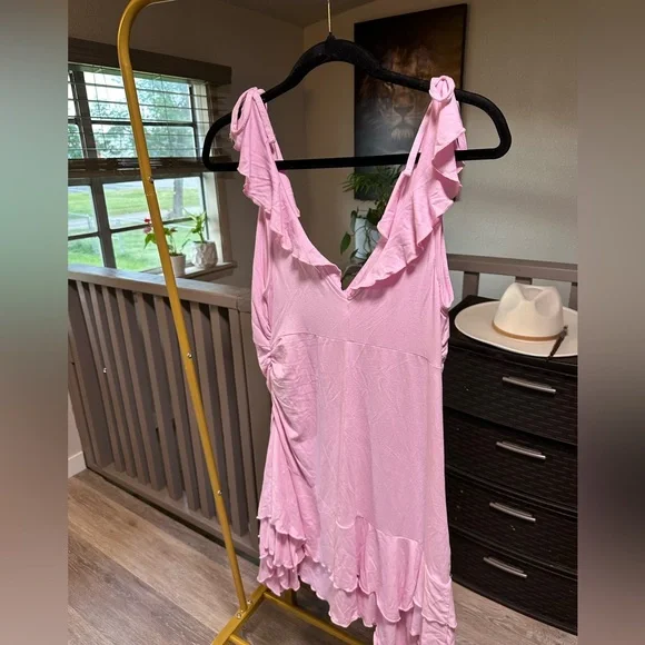 Wild Fable Pink Ruffle Dress - Picture 2 of 3